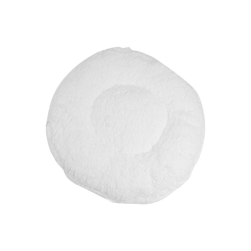 Warm Fleece Pet Sleeping Bag Nest Soft Kennel Cats Dog Bed House (White L) A