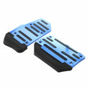2PCS Blue Black Antislip Car Truck Automatic AT Gas Brake Pedal Covers