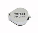 Portable Jewellers Pocket Lens 30X 21mm Loupe Magnifying Eye Glass Magnifier MO