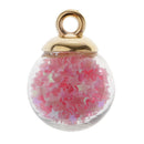 20x Chic Accessories Glass Ball Charms Beaded Pendant DIY Jewelry Craft Gift