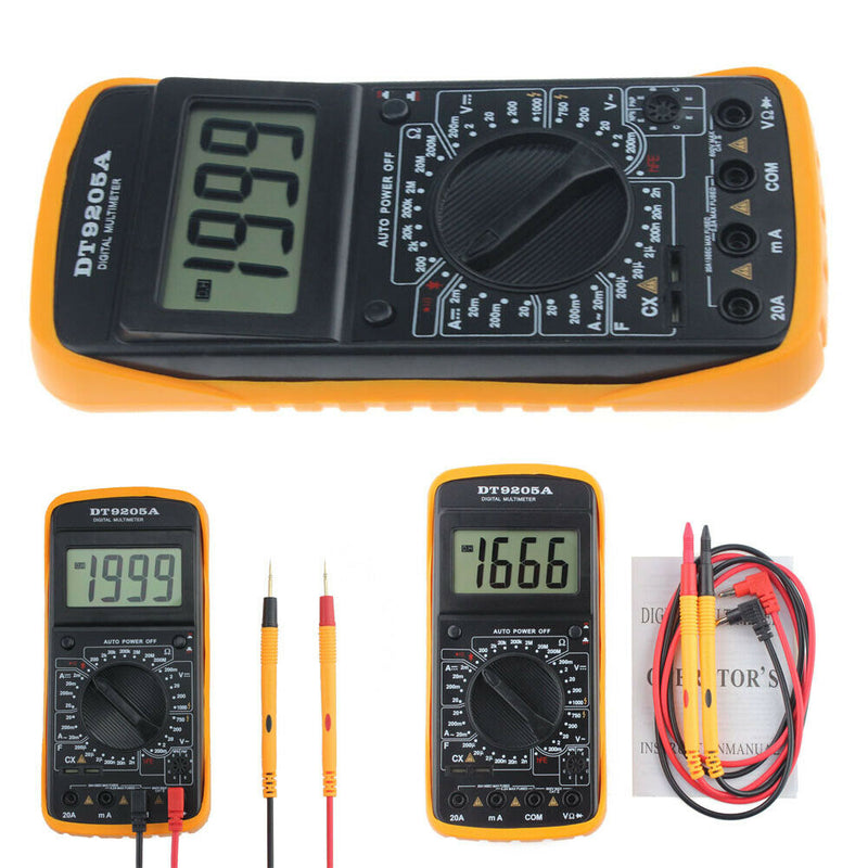 Digital AC/DC LCD Display Professional Electric Handheld Tester Multimeter