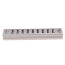 High Speed ABS USB Power Adapter Hub With 10x USB 2.0 Ports For Charging