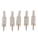 10x Replacement 2.5mm Stereo TRS Male Plug Audio Jack Connector