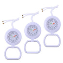 3x Waterproof Wall Clock Stand/ Hang Kitchen Cook Baking Clock with Hook