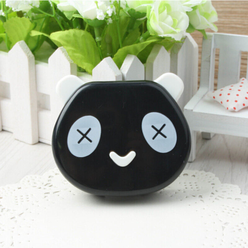 Travel Portable Panda Design Contact Lens Case Storage Box Holder Container  Bj
