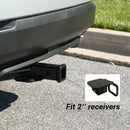 Rubber Car 2 Inch Receivers Accessories Universal Trailer Hitch Cover Plug Cap