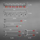52Pcs Pegboard Hooks Assortment Home Storage Hooks System Peg Board Tool Ha J7D6