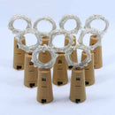 Wine Bottle Lights with Cork , Battery Operated String Lights Bottle Glass