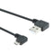 90 Degree 1.2m 4Ft USB2.0 Male to Micro USB Spring Charging Data Cable Wire #gib