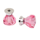 10pcs/set Diamond Shape Drawer Knobs Dresser Furniture Pulls Handle Pink