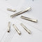 50pcs Hair Clips Flat Metal Single Prong Alligator Barrette Bow DIY Styling
