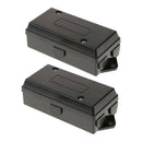 2pcs 7 way Trailer Wire Junction Box Car RV Inline Light Wirer Cord Plug