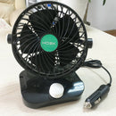 Mini 6 Inch Car Fan Single Head Shaking Small Electric Auto Fan Universal S