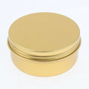 40 Packs Mini Round Tin Jars Screw Top Cosmetic Container Travel Tins Box
