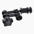 7" Black New Adjustable  Arm With 1/4" Monitor Holder Adapter Universal