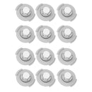 12PCS for Roborock Vacuum Cleaner Ver 2nd Water Tank Filters; Filter Diameter: 3