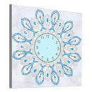 DIY Geometric Special Shaped Diamond Painting Cross Stitch Clock Home Decor