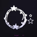 3pcs Stars Circle Cutting Dies Scrapbooking Carbon Steel Cutting Pressing