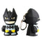 Superhero Batman Design LED Keychain Flashlight Sound Pendant Key Ring Gift A