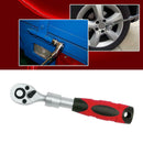 1/4" Extendable Long Handle Ratchet Socket Wrench 72 Teeth Portable Tool  ARGSZD