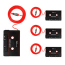 For Phone Portable 3.5 Mm Convert Audio Plastic Aux Car Cassette Tape Adapter