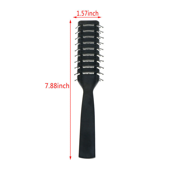 Anti-Static Brush Barber Hairdressing Beauty Styling Tool Plastic Massage Com Gw