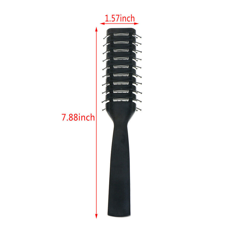 Anti-Static Brush Barber Hairdressing Beauty Styling Tool Plastic Massage Com Gw