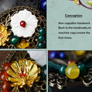 Ethnic Style Long Necklace Chain Shell Flower Item Sweater Chain Butterfly