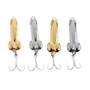 4Pcs Metal Spoon Fishing Lures Hard Baits for Freshwater Saltwater, 5g/15g