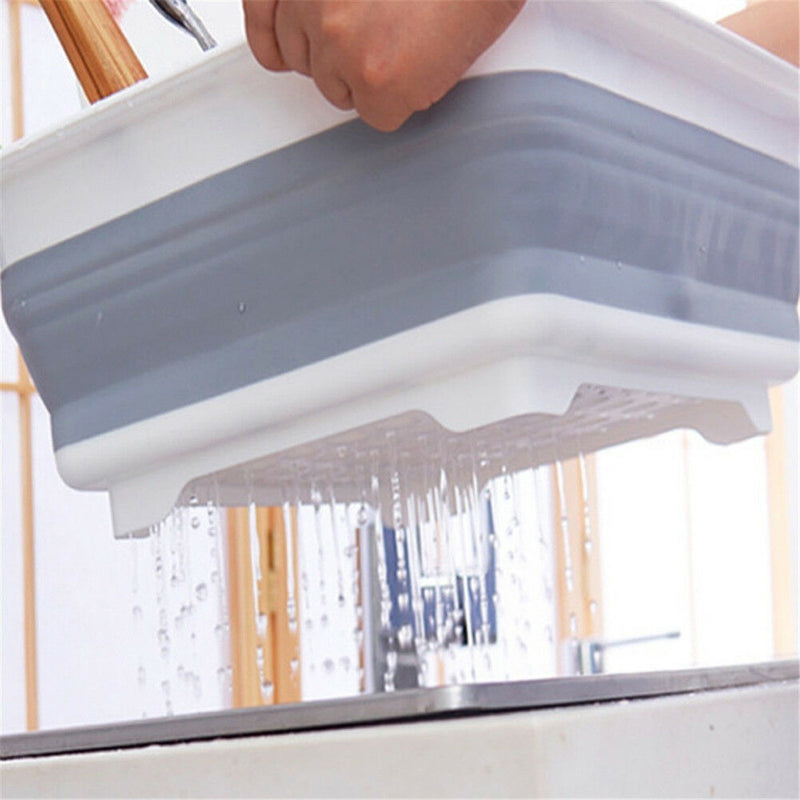 Foldable Dish Rack Plates Drying Rack Kitchen Storage Bowl Holder Draine TEUS