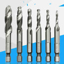 5Pcs 1/4" Hex Shank Woodworking Drill High Speed Steel Drill Bit set Newest Use