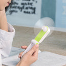 Handheld Mini Fan Portable Folding Pocket Fan Usb Rechargeable Or Battery O