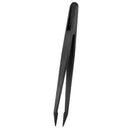 10 Pcs Black Plastic Tip Head Anti Static Tweezer 12cm Length