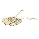 10pcs/Lot Wooden Egg Happy Easter Shape Art Craft Scrapbook Decoupage Gift
