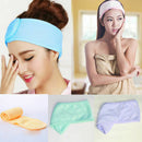 Women Towel Hair Band Wrap Wide Headband Spa Bath Shower Yoga Sport Make Up Wrap