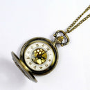 Classic nostalgic floral hollow fashion retro small leaf pocket watch court V2D9