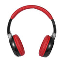 Bluetooth Headphones Headset Noise Cancelling Over Ear with Microphone Red