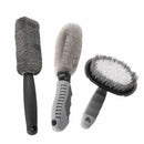 New 3-Piece Car Tire Rim Brush Wash Cleaner Cleaning Tool Soft Brush rfh