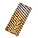50Pcs 1/1.5/2/2.5/3mm Titanium Coated HSS High Speed Steel Drill Bit Set Too3c
