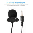 Portable External 3.5mm Lavalier Microphone Mini Condenser Clip Lapel Mic