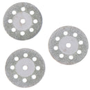 10Pcs Double Sided Diamond Cutting Discs Saw Blade with Connecting Rod FT