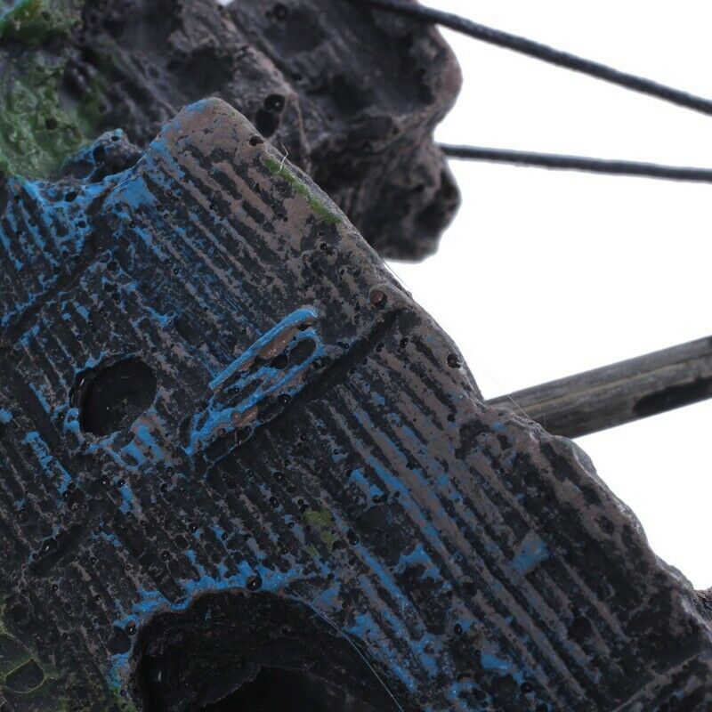 Fishing Boat Fish Tank Ornament Decoration for aquarium, aquarium decoratio