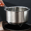 Stainless Steel Steamer Basket Rice Pressure Cooker Fruit Cleaning Drainer