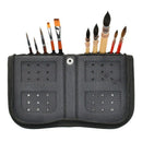 29Cm Artist Paint Brush Holder Zippered Brush Case for Oil Acrylic Watercol
