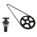 68T Rear Sprocket + 25H Roller Chain 68 Links + Engine T8F 6T Clutch Drum Gear