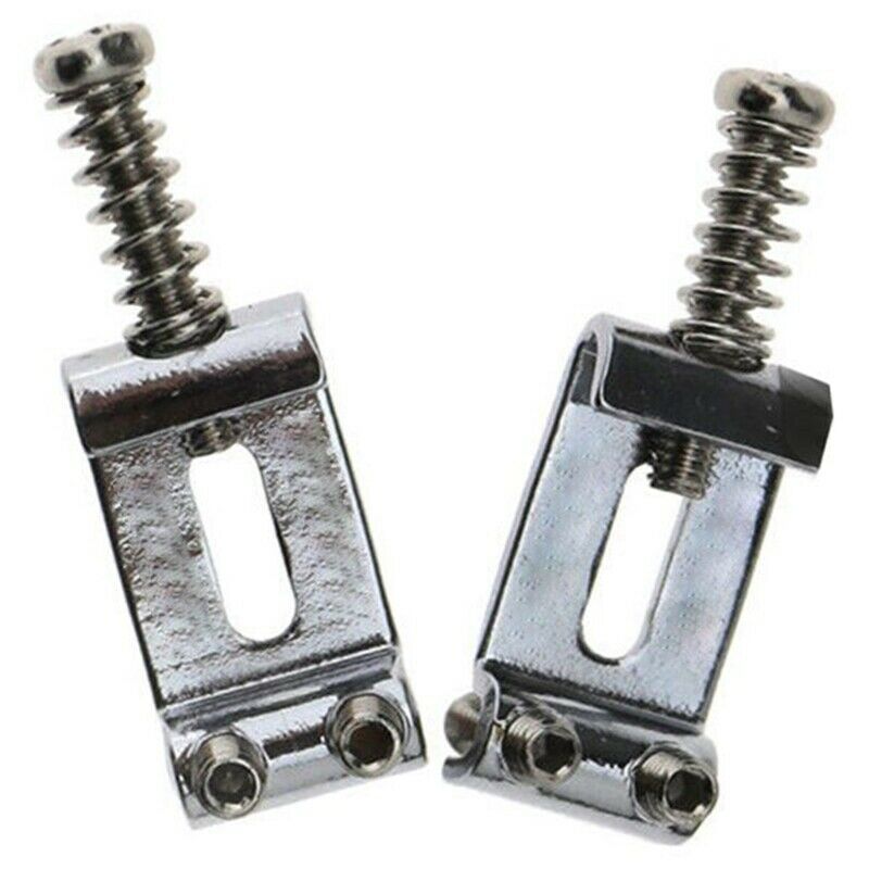 Set of 6 Replacement Chrome Tremolo Bridge Saddles For Fender Electric Guit