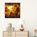 5D DIY Full Drill Diamond Painting Constellation Cross Stitch Mosaic (Leo)