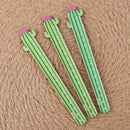 1pc fresh Cactus Ruler Wooden Measure Ruler Random Color Straight Rul OZ
