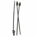 50x Nylon Push Clips Wire Tie Released Zip Straps Car Pipe Cable Fastener  RZO