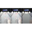 Solar Lights Outdoor LED Solar Motion Sensor Lights 3Head IP65 Waterproof